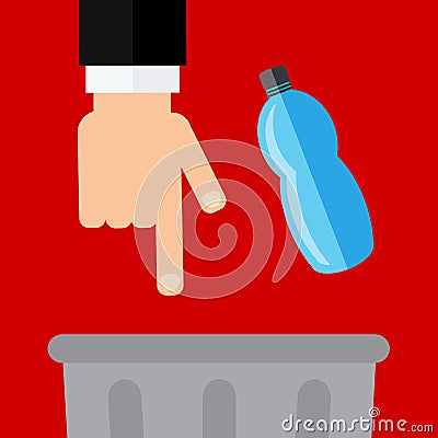 Dont litter icon Vector Illustration