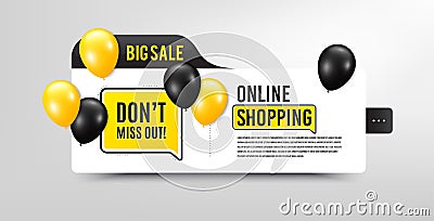 Dont miss out. Special offer price sign. Vector Vector Illustration