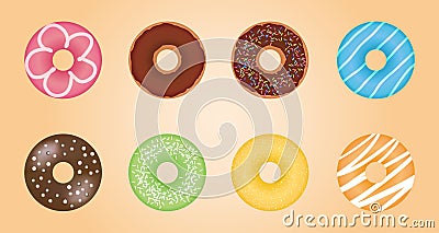 Donut Vector Illustration