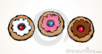 Donut. Vector drawing Vector Illustration