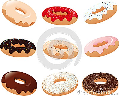Donuts Vector Illustration