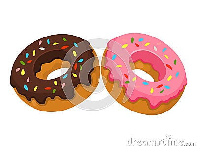 Donuts.Vector illustration of Donuts. Vector Illustration