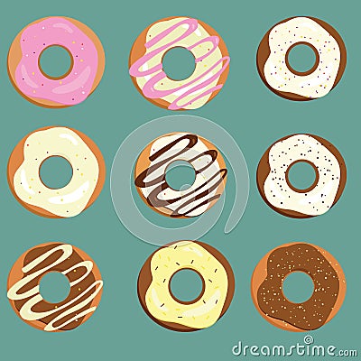 Donuts Vector Illustration