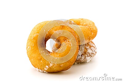 Donuts on a white Stock Photo