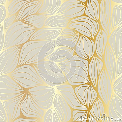 Doodle abstract ripples. Seamless pattern. Vector Illustration