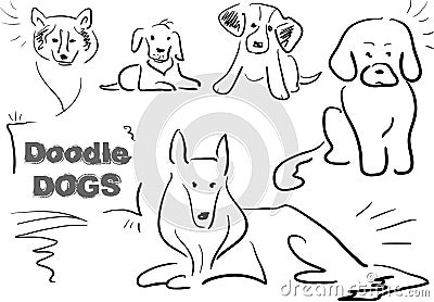 Doodle dog 003 Stock Photo