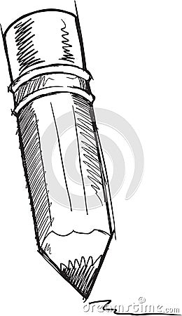 Doodle Pencil Vector Vector Illustration