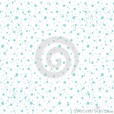 Doodle round seamless pattern background. Vector Illustration