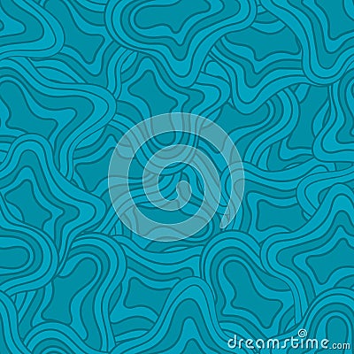 Doodled seamless vector pattern from spots. Endless vector background. Hand drawn abstract backdrop Vector Illustration