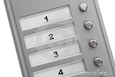 Door bells Stock Photo