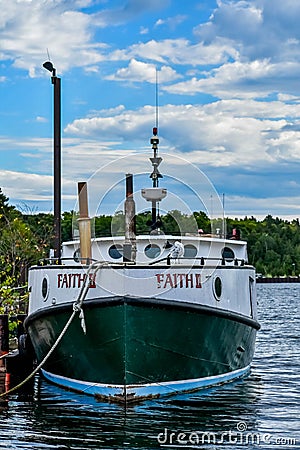 Door County Gills Rock Faith II Fishing Trawler Editorial Stock Photo