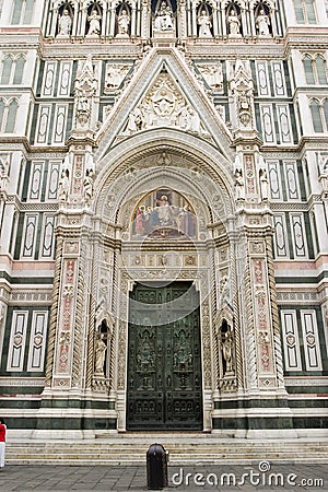 Door Duomo Stock Photo