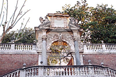 Door gate Rome Italy Stock Photo