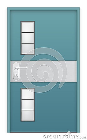 Door glass vector Vector Illustration