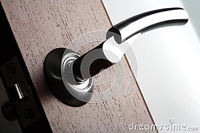 Door handle Stock Photo