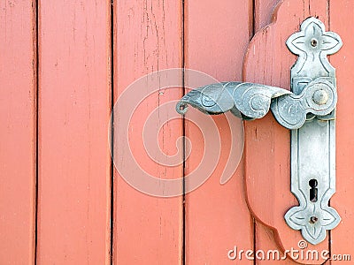 Door handle Stock Photo