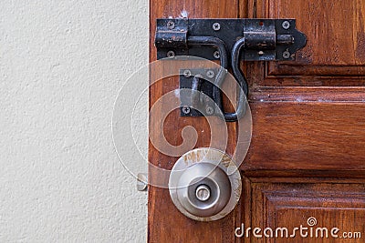 Door handles Stock Photo