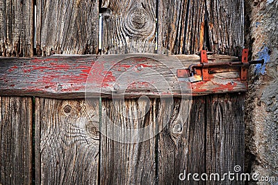 Door hasp Stock Photo