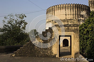 Door inside the door - Bhadra Fort Stock Photo