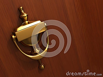 Door knocker Stock Photo