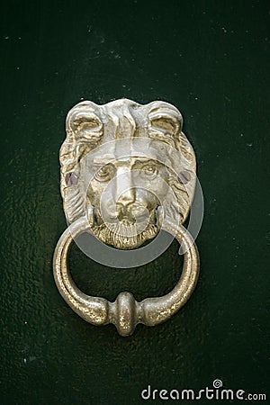 Door lion knacker Stock Photo