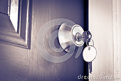 Door Lock Stock Photo