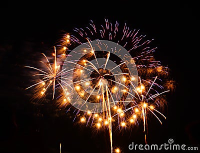 A large Fireworks Display event Stock Photo