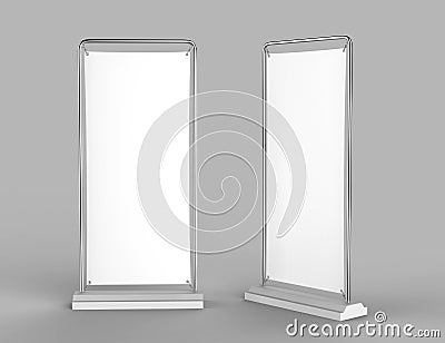 Door Shape Banner Stand Picture Hanging Stand For Promotion Trade Show Picture Frame,Door Shape Stand,Hanging Banner Display Produ Stock Photo