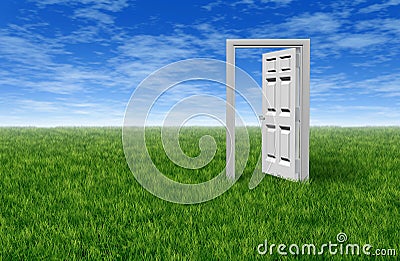 Door To Opportunity Stock Photo