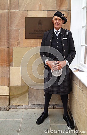 Doorman at the Turnberry Hotel Editorial Stock Photo