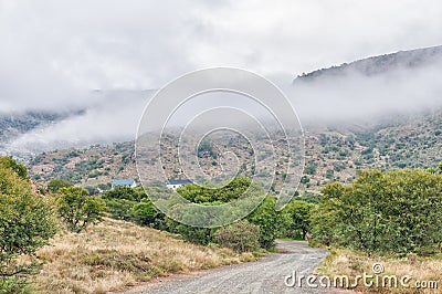 Doornhoek Guest Cottage in the Mountain Zebra National Park Stock Photo