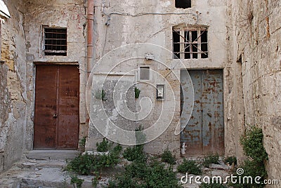 Doors in Barisano Sassi Stock Photo