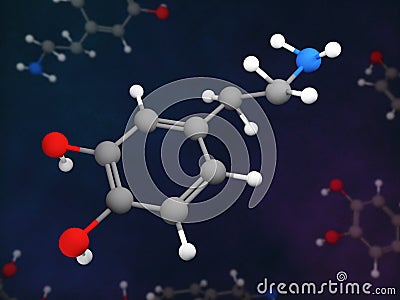 Dopamine Cartoon Illustration