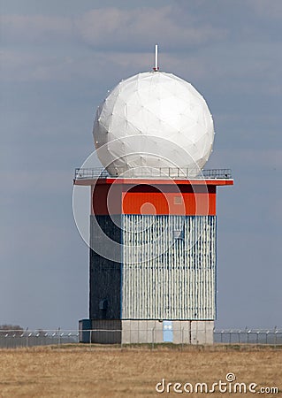 Doppler Radar Station Stock Photo