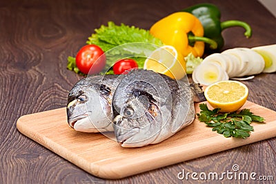 Dorado fish Stock Photo