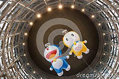 Doraemon exhibition at Roppongi Hill, Tokyo, Japan Editorial Stock Photo
