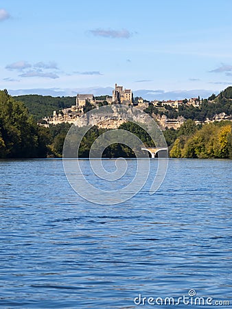 Scenic France, Dordogne River Editorial Stock Photo