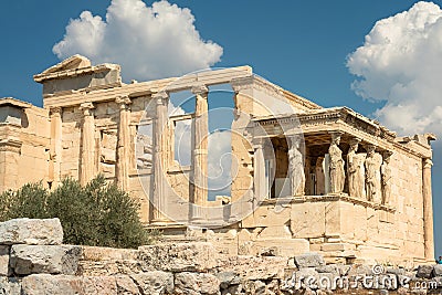 The Doric temple Parthenon at Acropolis hill Editorial Stock Photo