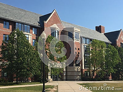 Dorm rooms at the University of Connecticut (UConn) in Storrs Editorial Stock Photo