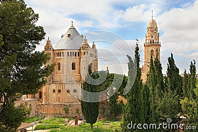 Dormition Abbey Stock Photo