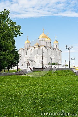 Dormition Cathedral in Vladimir, Russia Editorial Stock Photo