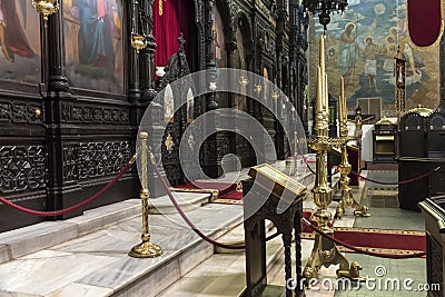 Dormition of the Mother of God - Orthodox church in Varna. Editorial Stock Photo