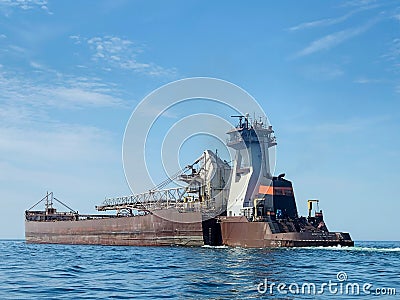 Dorothy Ann-Pathfinder on Lake Michigan Editorial Stock Photo