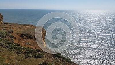 Dorset cliffs , view in sunny day. Stock Photo