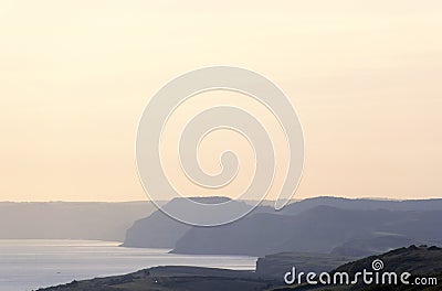 Dorset coast near bridport dorset england Stock Photo