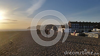 Dorset coast ,sea view in sunny day. Stock Photo