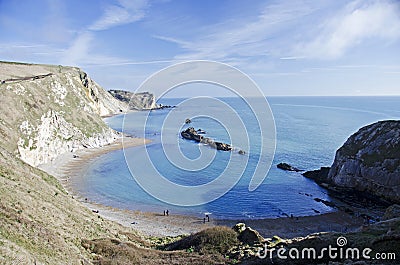 Dorset Coastline Stock Photo