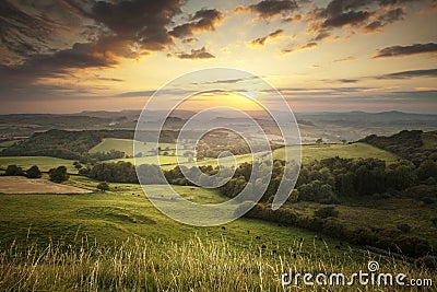 Dorset landscape Stock Photo