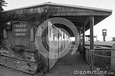 Dory Fishing Fleet Building Stock Photo