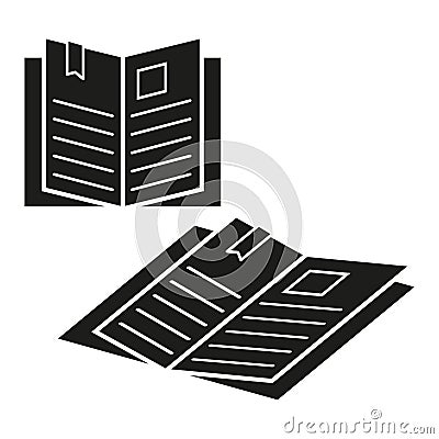 Dossier Icon. Vector illustration. EPS 10. Vector Illustration